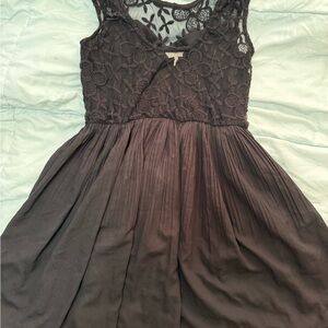 Monteau skater black lacy dress. Wore a couple times